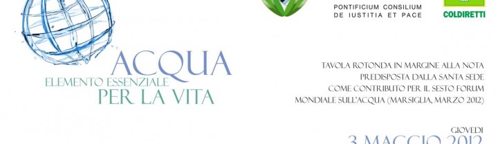 Invito Acqua Essenziale per la Vita Roma_Fronte